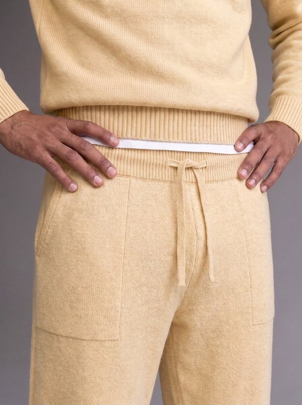Parma Knit Polo Set - Beige detail