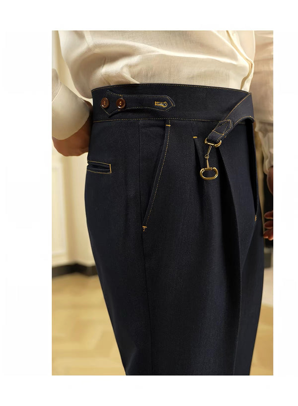 Orvieto Dress Trousers - Black fabric