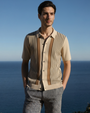 Monte Carlo Striped Knit Polo