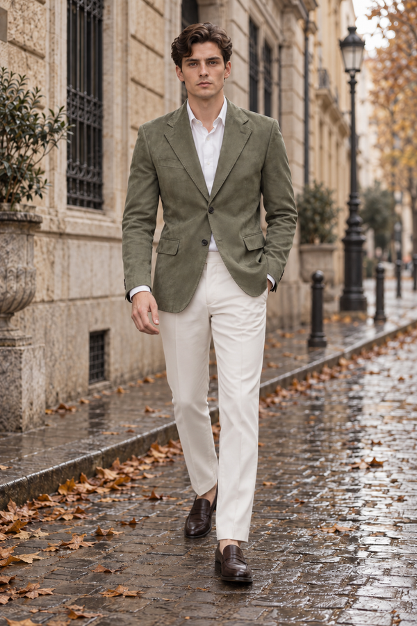 Recanati Notch-Lapel Blazer